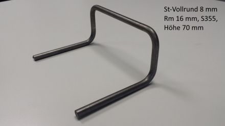 Rohrbiegerei CNC-Dornbiegen 8 mm Vollrund