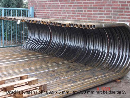 Rohrbiegerei CNC-Dornbiegen Druckleitungen Rohr 88.9 x 5 mm