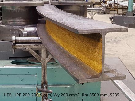 Rohrbiegerei CNC-Dornbiegen HEB-IPB 200-200-9,