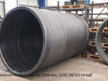 Rohrbiegerei CNC-Dornbiegen St-Rohr 80-40-4 mm