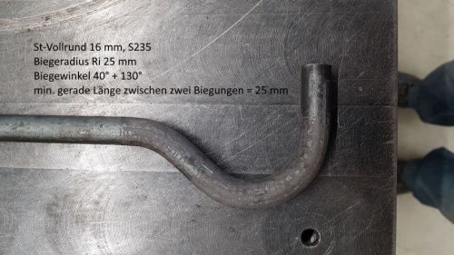 Rohrbiegerei CNC-Dornbiegen St-Vollrund