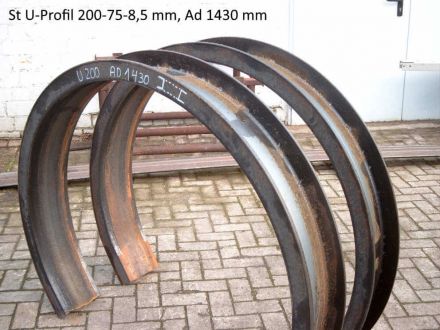 Rohrbiegerei CNC-Dornbiegen St-U-Profil 200-75-8,5