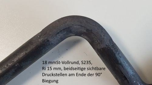Rohrbiegerei CNC-Dornbiegen St-Vollrund