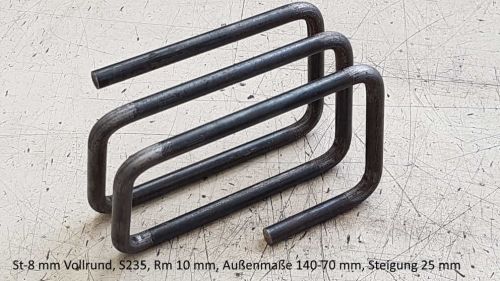 Rohrbiegerei CNC-Dornbiegen St-Vollrund 8 mm, Rm 10 mmten 8 mm