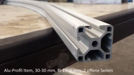 Rohrbiegerei CNC-Dornbiegen Alu-Profil Item 30-30 mm